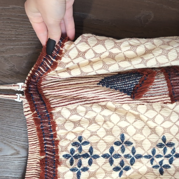 Free People Can’t Stop the Feeling Boho Crop Top S - Picture 3 of 5